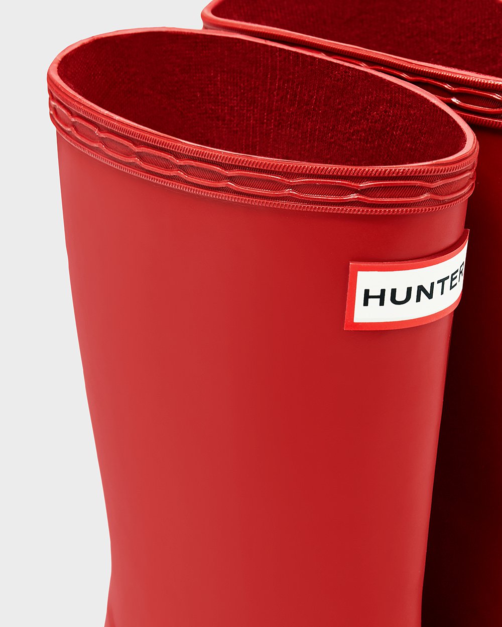 Galochas Hunter Criança Vermelhas - Original First Classic - 90WSHJYEL